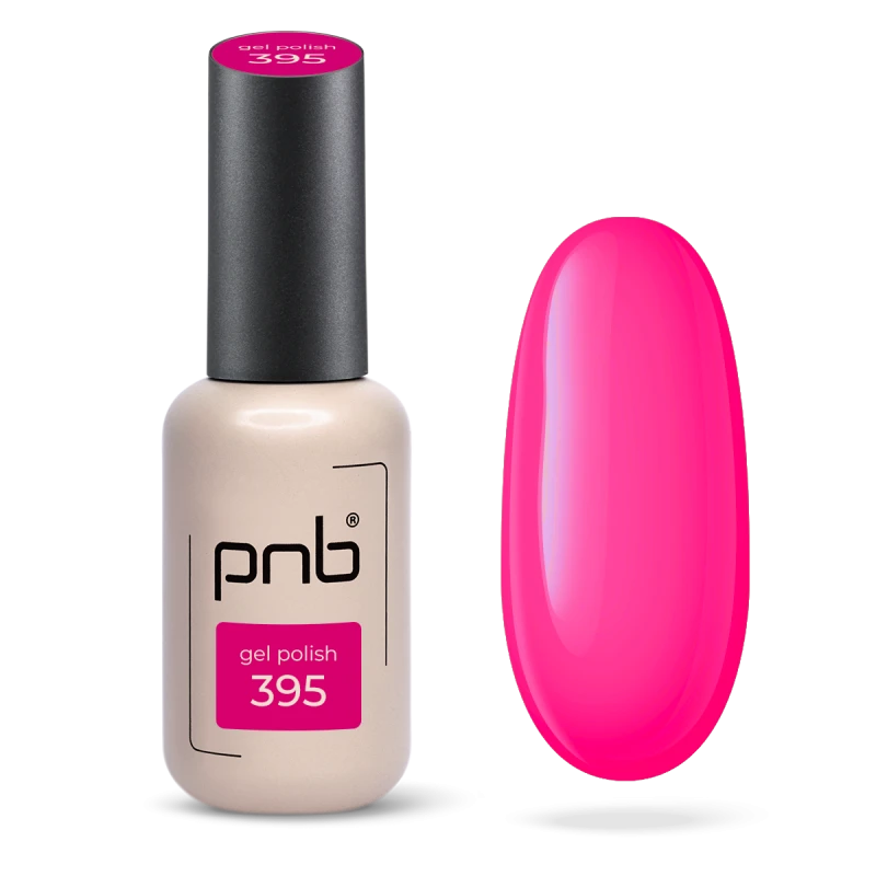Гель-лак рожевий PNB Dragon Fruit №395, емаль (8 мл)