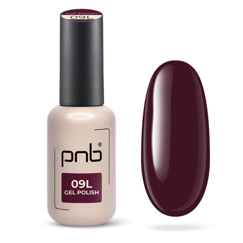 Гель лак PNB 09L Velvet Wine, 8 мл