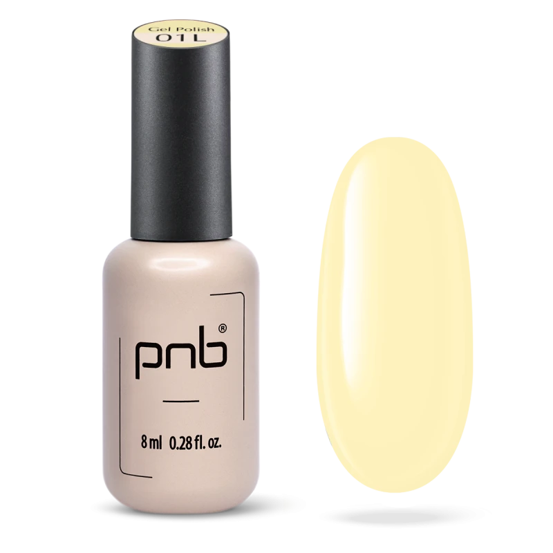 Гель-лак PNB 01L Amarello, 8 мл