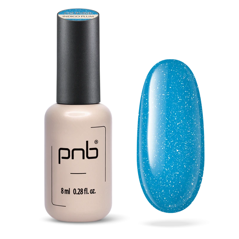 Гель лак PNB Juicy Spark, Indigo Plum, 8 мл