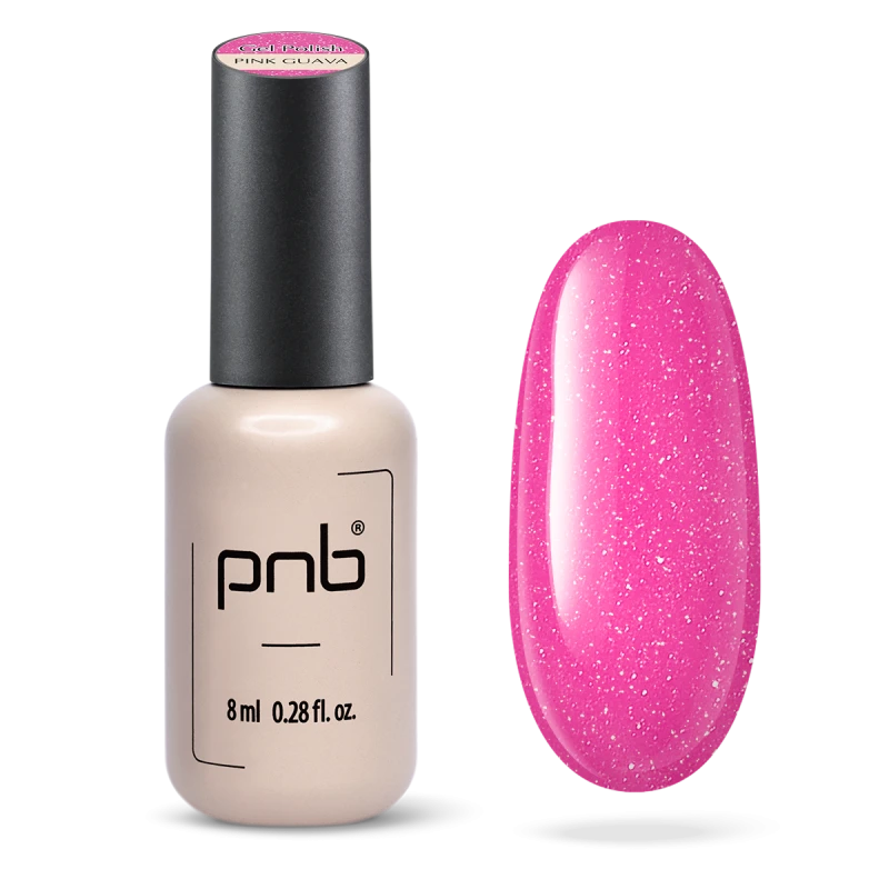 Гель лак PNB Juicy Spark, Pink Guava, 8 мл
