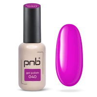 Гель-лак неоновий фіолетовий PNB №040, неон (8 мл)