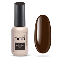 Гель-лак коричневый PNB №050, эмаль (8 мл)