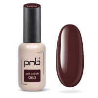 Гель-лак коричневий PNB №060, емаль (8 мл)