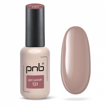 Гель-лак коричневый PNB №121, эмаль (8 мл)