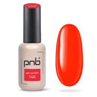 Гель-лак червоний PNB №146, емаль (8 мл)