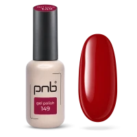 Гель-лак червоний PNB №149, емаль (8 мл)