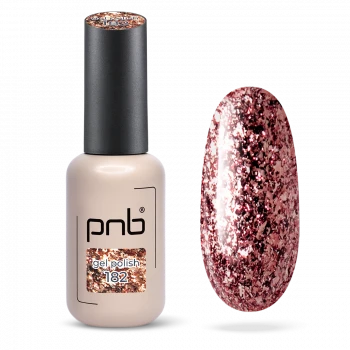 Гель-лак золотой PNB №182, с шиммером (8 мл) Гель-лак золотой PNB №182, с шиммером (8 мл)