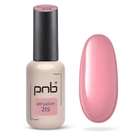 Гель-лак рожевий PNB №215, емаль (8 мл)