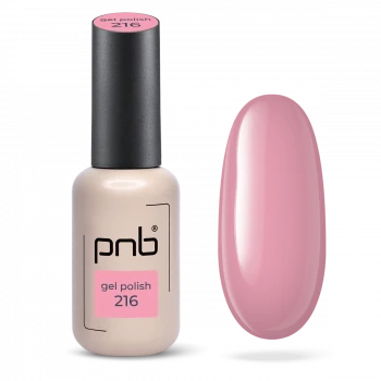 Гель-лак рожевий PNB №216, емаль (8 мл) Гель-лак рожевий PNB №216, емаль (8 мл)