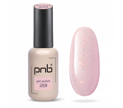 Гель-лак рожевий PNB №259, з шиммером (8 мл)