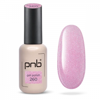 Гель-лак фіолетовий PNB №260, з шиммером (8 мл) Гель-лак фіолетовий PNB №260, з шиммером (8 мл)