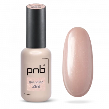 Гель-лак персиковый PNB №289, с шиммером (8 мл) Гель-лак персиковый PNB №289, с шиммером (8 мл)
