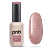 Гель-лак бежевий PNB №293, з шиммером (8 мл)