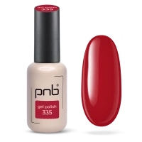 Гель-лак червоний PNB №335, емаль (8 мл)