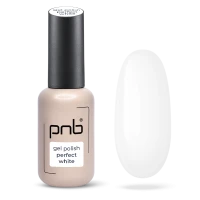 Гель-лак білий PNB Perfect White, емаль (8 мл)