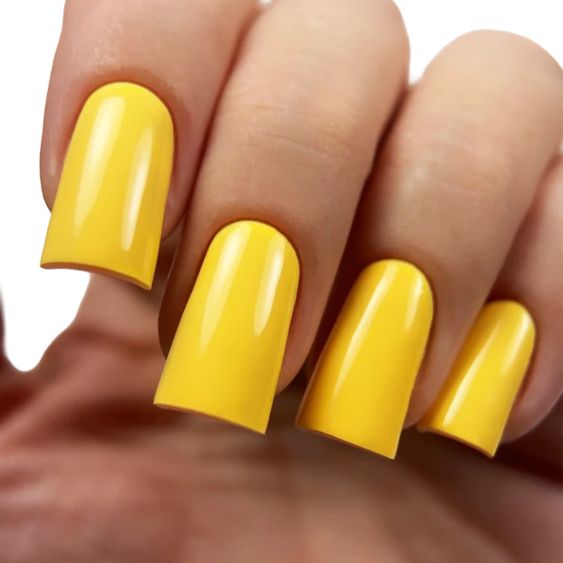 Гель-лак желтый PNB Sunbeam Smile №394, эмаль (8 мл)