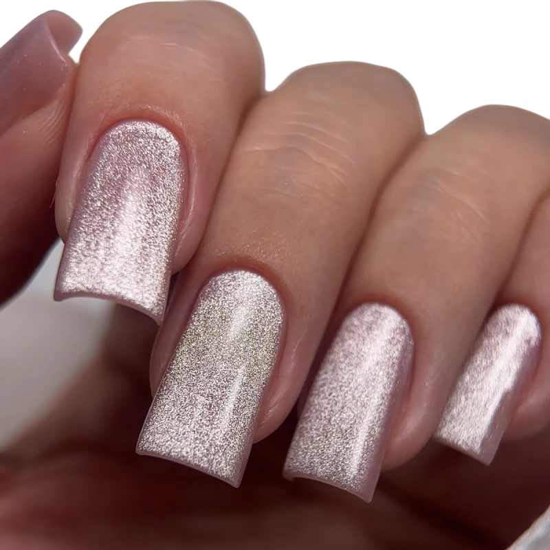 Гель-лак кошачий глаз серый PNB Glamour Cat Sage Silk №08 (8 мл)