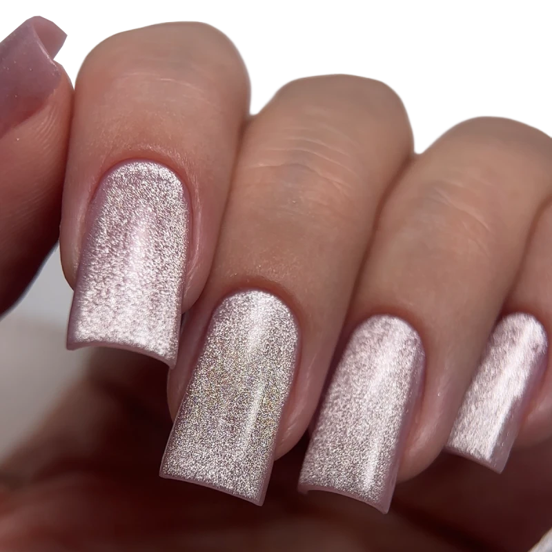 Гель-лак котяче око рожевий PNB Glamour Cat Pearl Chiffon №09 (8 мл)