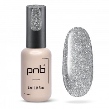 Гель лак PNB Shock Effect, Silver 01