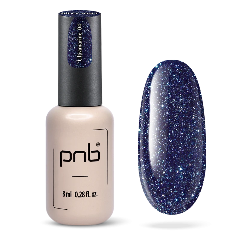 Гель лак PNB Shock Effect, Ultramarine 04