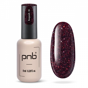Гель лак PNB Shock Effect, Burgundy 08