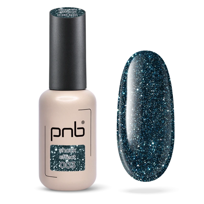 Гель-лак PNB Shock Effect, Azure 03