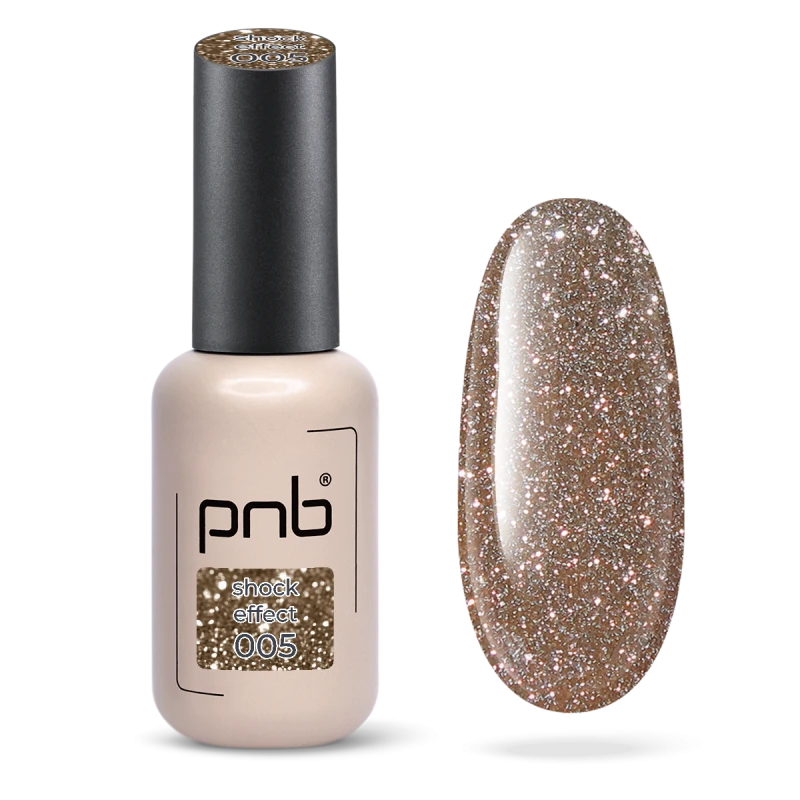 Гель-лак PNB Shock Effect, Quartz sand 05