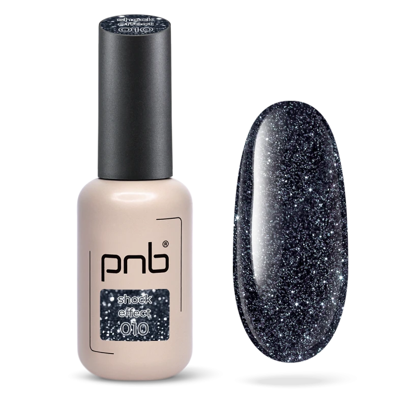 Гель-лак PNB Shock Effect, Night Blue 10
