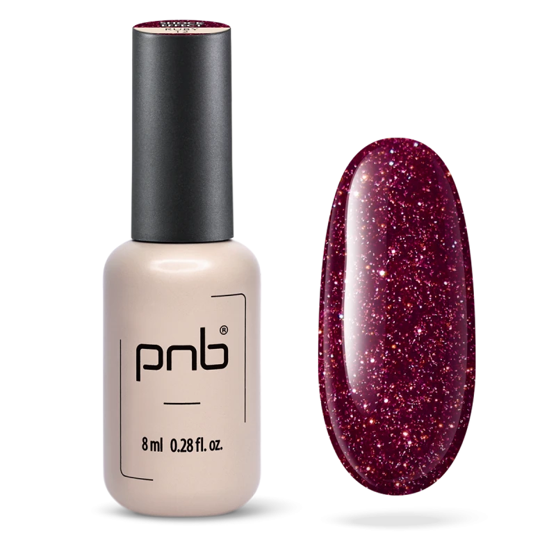 Гель лак PNB Shock Effect, Ruby 12