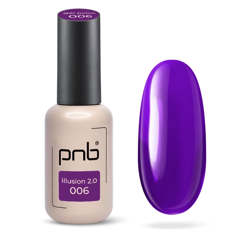Витражный гель-лак PNB illusion 2.0, 06, 8 мл
