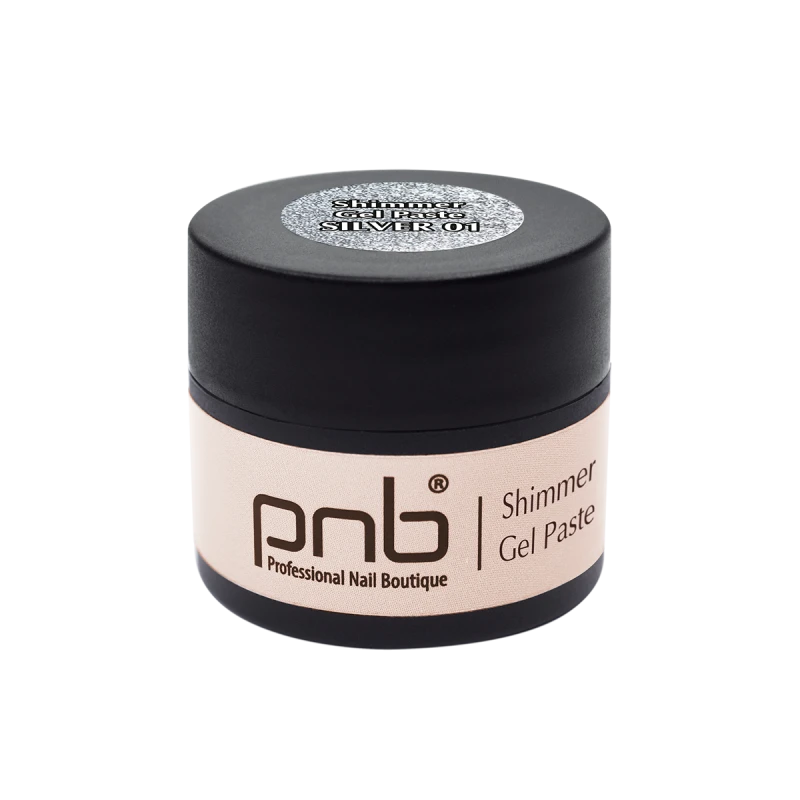 Shimmer Gel Paste / Гель-паста с шиммером PNB 01 серебро
