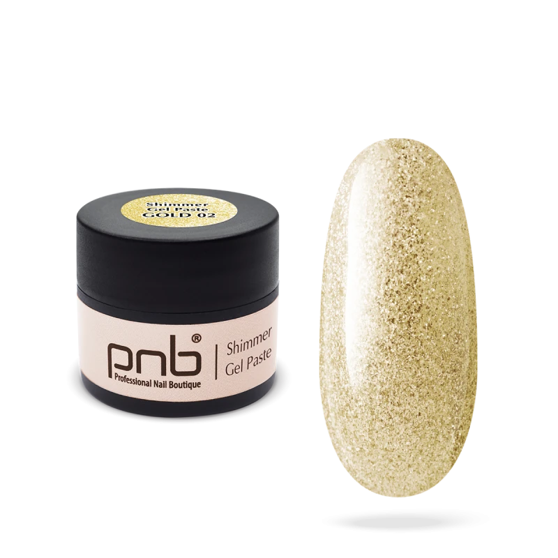 Shimmer Gel Paste / Гель-паста с шиммером PNB 02 золото