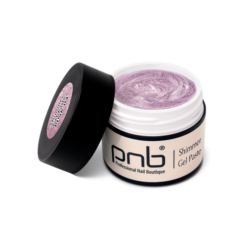 Shimmer Gel Paste / Гель паста з шиммером PNB 04 рожевий металік