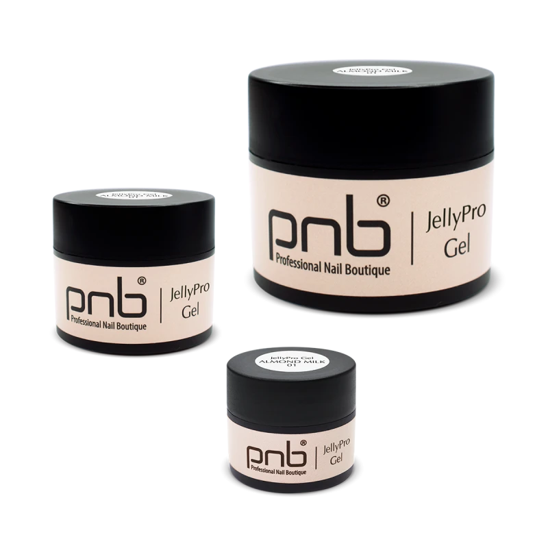 PNB UV/LED JellyPro Gel, 01 Almond Milk, 15 мл