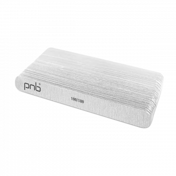 Набор пилок для ногтей PNB 100/180 Gray, прямая, 25 шт.