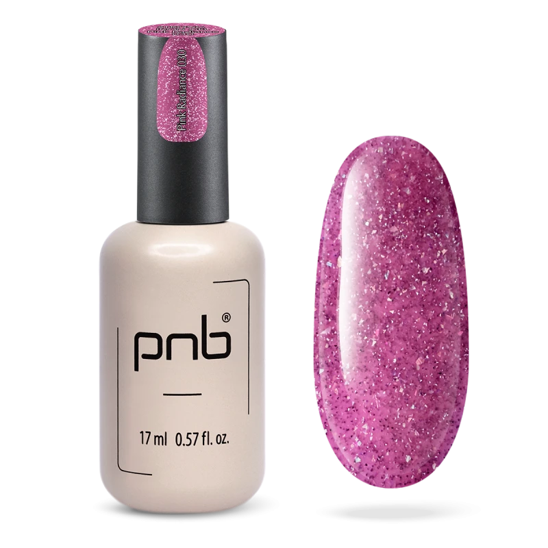 PNB UV/LED Strong Iron Gel, 030 Pink Radiance, 17 ml