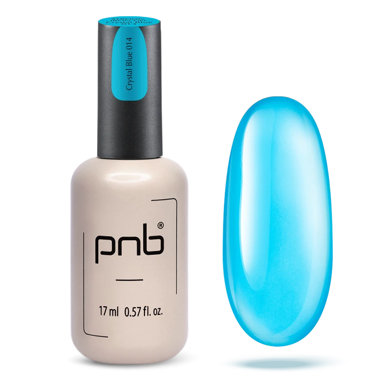 PNB UV/LED Strong Iron Gel, 014 Crystal Blue, 17 ml