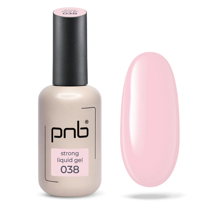PNB UV/LED Strong Liquid Gel, 038 Milk Syrup, 8 ml