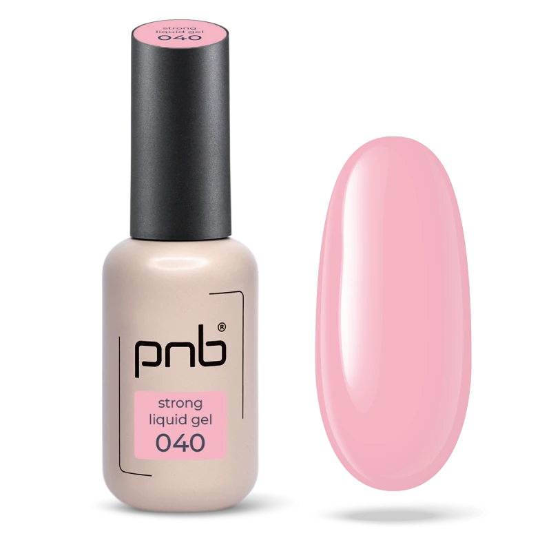 PNB UV/LED Strong Liquid Gel, 040 Rosy Touch, 8 ml