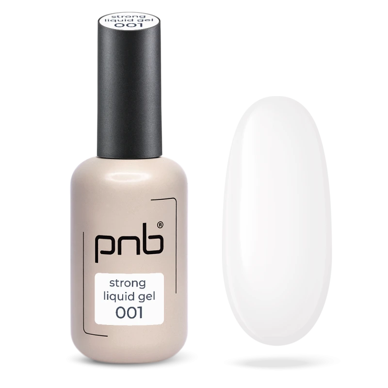 PNB UV/LED Strong Liquid Gel, 001 Clear, 17 ml