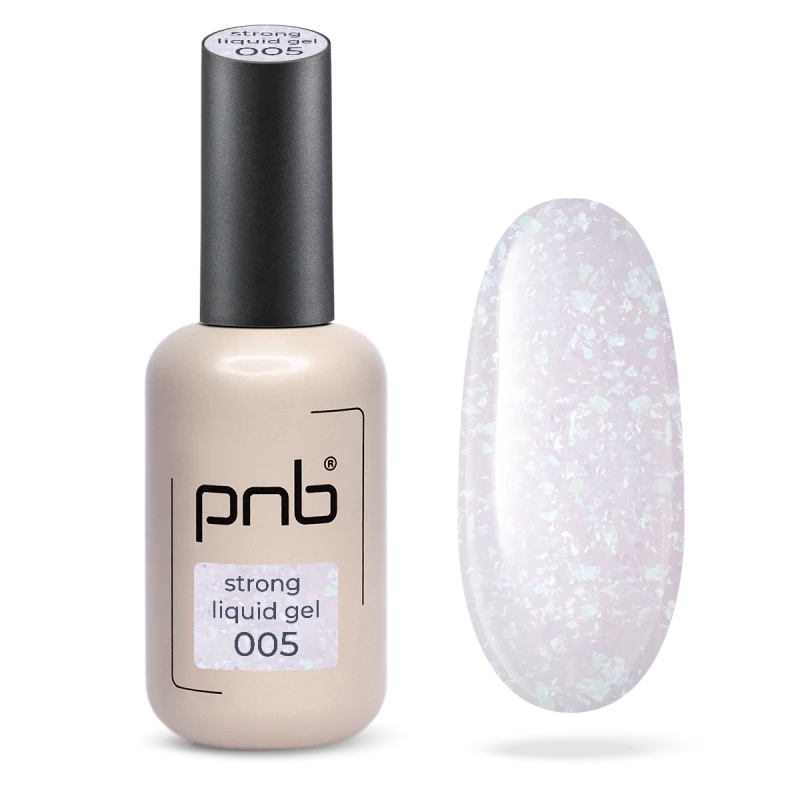 PNB UV/LED Strong Liquid Gel, Rock-Crystal 005, 17 ml