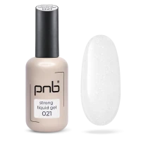 Гель Strong Liquid Gel молочний PNB 021 Milky Dream, з шиммером (17 мл)