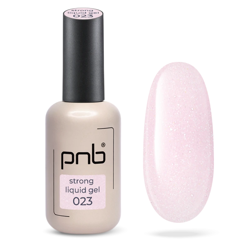 PNB UV/LED Strong Liquid Gel, 023 Frosted Rose, 17 ml