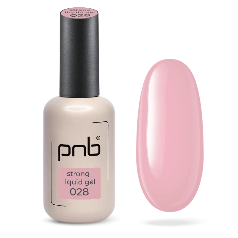 PNB UV/LED Strong Liquid Gel, 028 Nude Harmony, 17 ml
