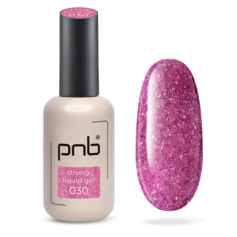 PNB UV/LED Strong Liquid Gel, 030 Pink Radiance, 17 ml