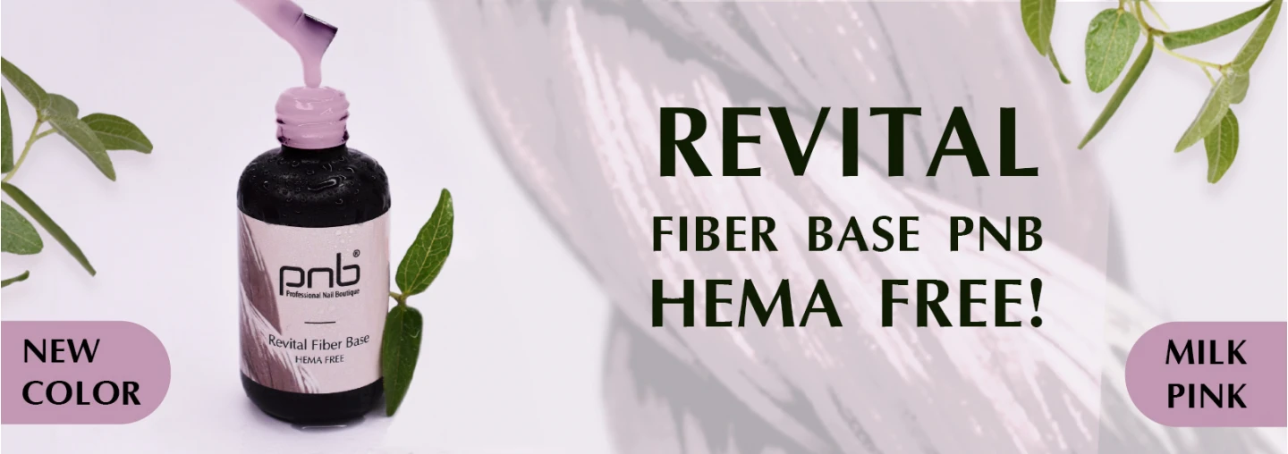 Новий відтінок у лінійці феноменальних баз Revital Fiber Base PNB, HEMA FREE 一 Milk Pink! Новий відтінок у лінійці феноменальних баз Revital Fiber Base PNB, HEMA FREE 一 Milk Pink!