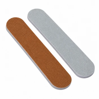 Міні пилка-баф для нігтів 150/150 Gold Brown / Gray Міні пилка-баф для нігтів 150/150 Gold Brown / Gray