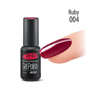 Витражный гель-лак PNB mini 004, 4 мл Витражный гель-лак PNB mini 004, 4 мл
