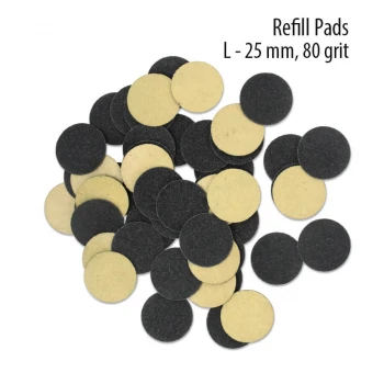 Сменные файлы для педикюрного диска PODODISC L 25 мм 80 грит (50 шт)